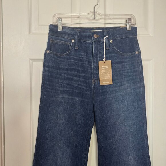 NWT Madewell 11" High Rise Flare Jeans Women's Size 29 Style K9162 - Picture 9 of 11
